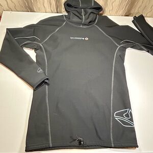 Lavacore Polytherm Men's Large Long Sleeve Hooded Wetsuit Shirt Rash Guard